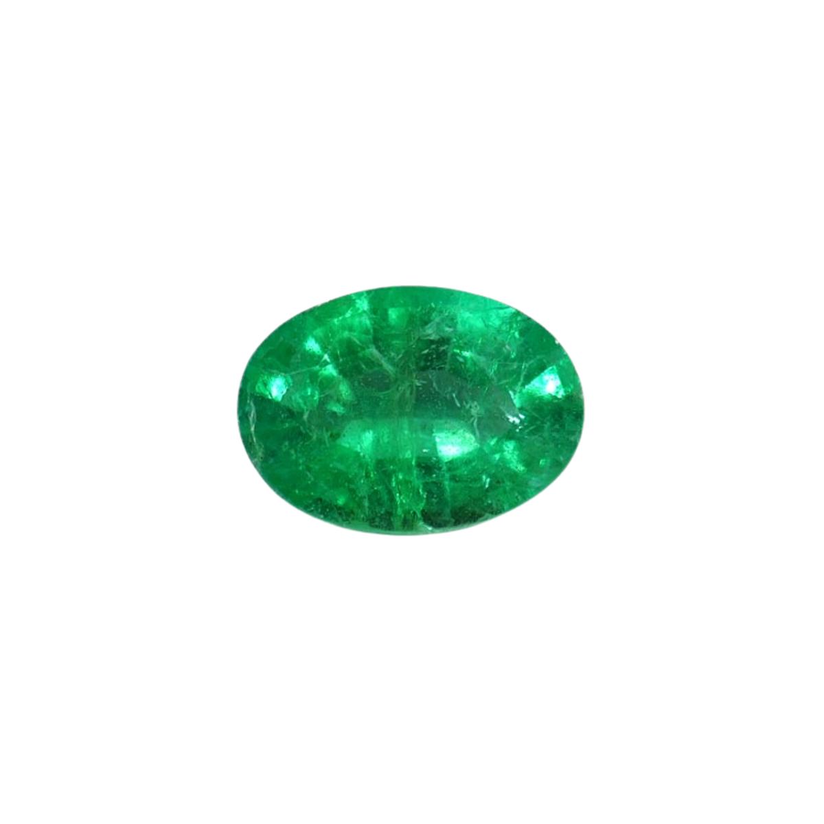 Smaragd Oval Grün 0.60 Karat