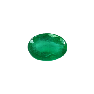 Smaragd Oval Grün 0.67 Karat aus Sambia