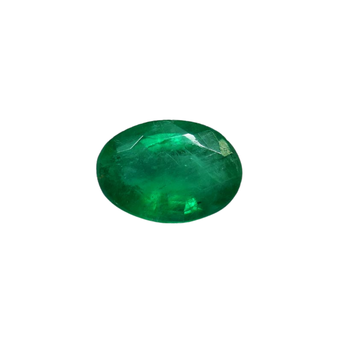 Smaragd Oval Grün 0.67 Karat aus Sambia