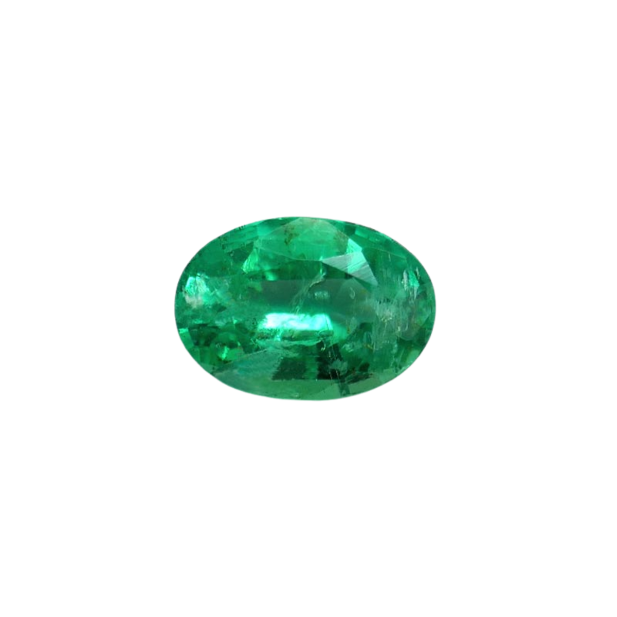 Smaragd Oval Grün 0.74 Karat