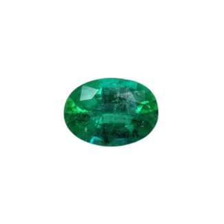Smaragd Oval Grün 0.75 Karat