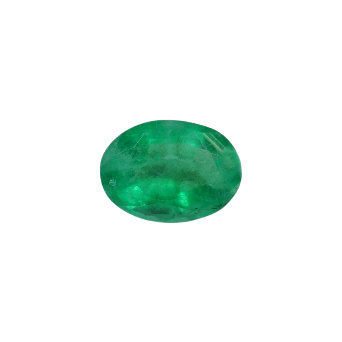 Smaragd Oval Grün 0.76 Karat