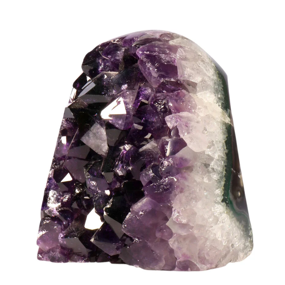 Amethyst A-Qualität Cluster 10,5 × 8,9 × 7,7 cm – 1100 Gramm – Amethyst aus Uruguay