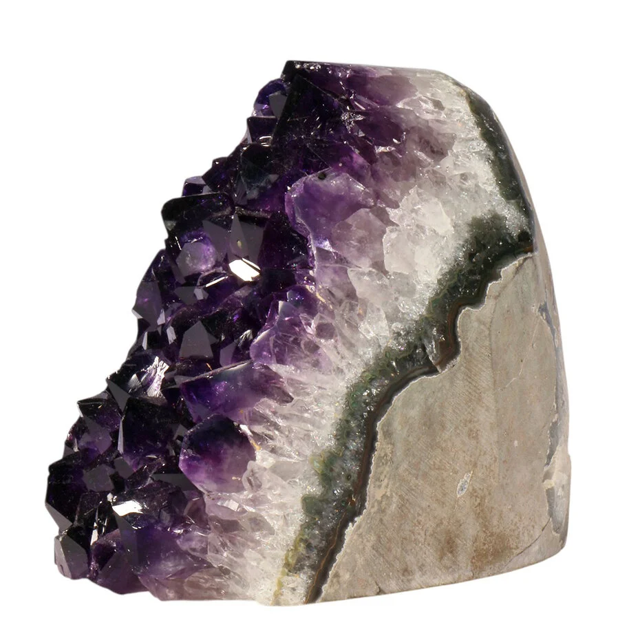 Amethyst A-Qualität Cluster 10,7 × 8,1 × 11,5 cm – 1360 Gramm – Amethyst aus Uruguay