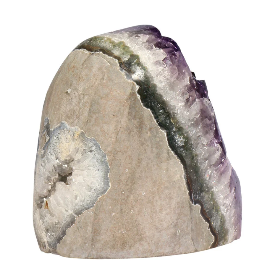 Amethyst A-Qualität Cluster 10,7 × 8,1 × 11,5 cm – 1360 Gramm – Amethyst aus Uruguay