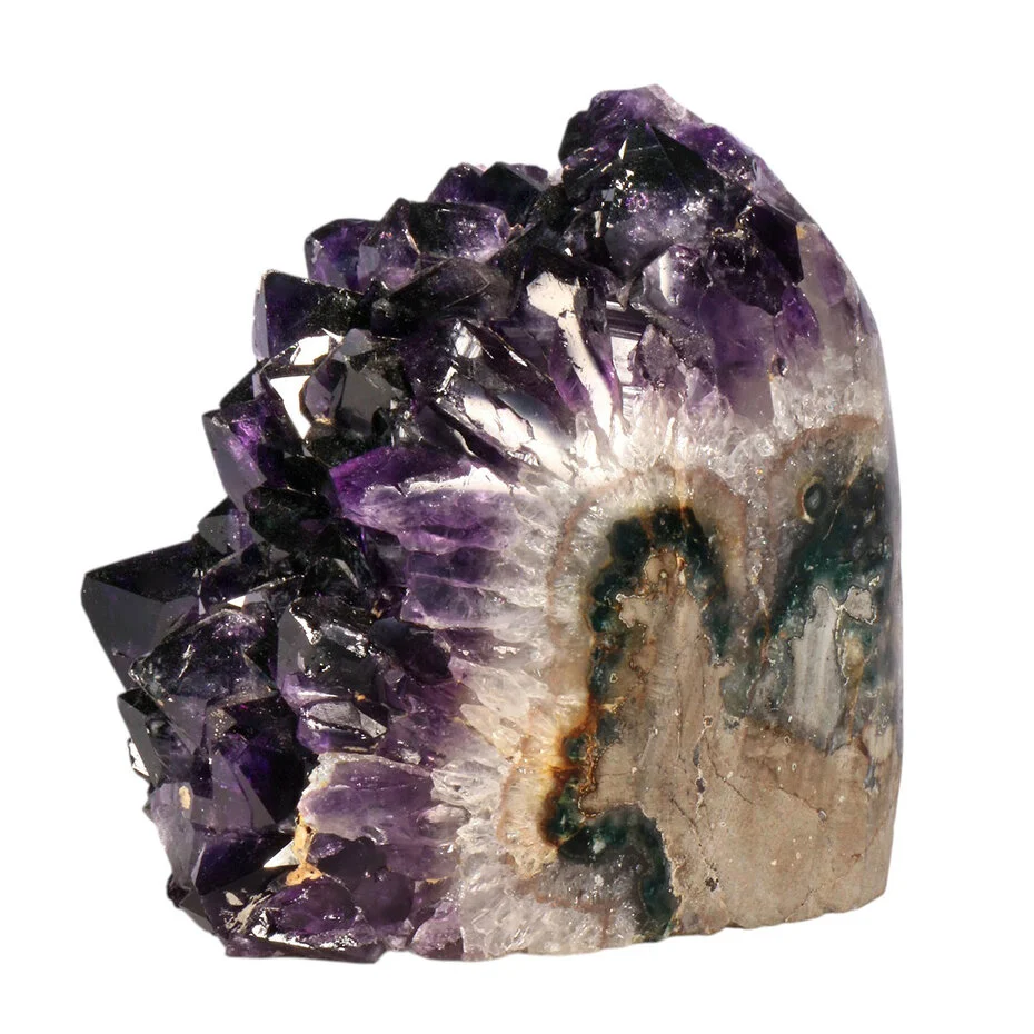 Amethyst A-Qualität Cluster 10,9 × 11,3 × 8 cm – 1357 Gramm – Amethyst aus Uruguay
