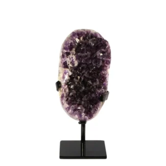 Amethyst Cluster auf Stand
